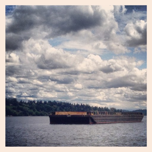 barge to build a bridge